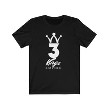 Load image into Gallery viewer, 3 Kingz Empire - Unisex Jersey Short Sleeve Tee
